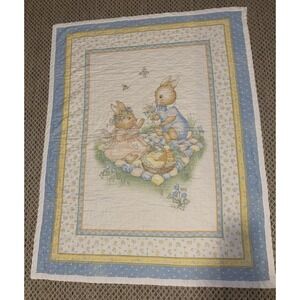 Vintage Peter Rabbit Beatrix Potter Nursery Crib Blanket Wall Hanging Bedding